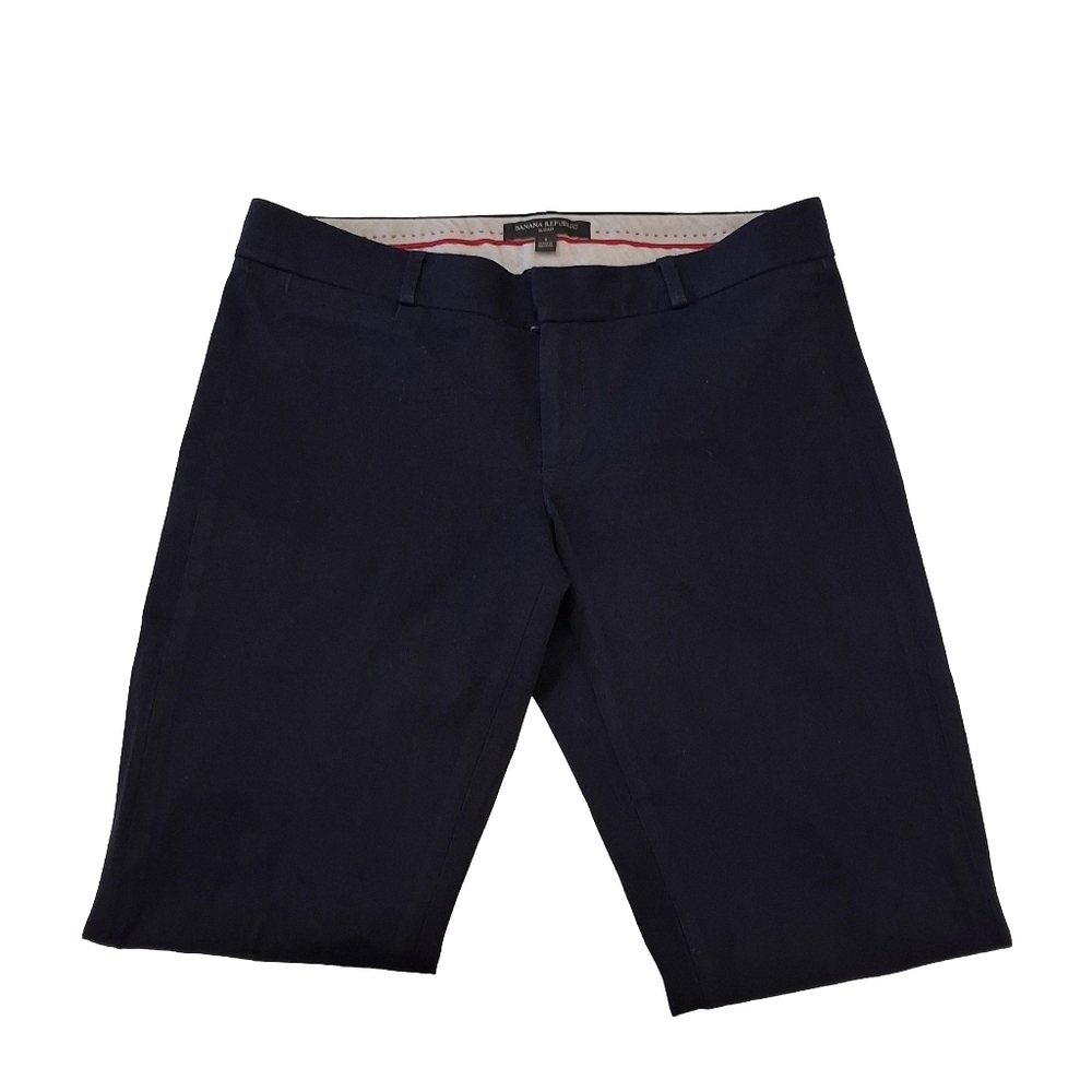 ✨2/$25 Banana Republic Sloan Fit Bi-Stretch Ankle Chino Navy Blue Pants 